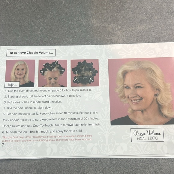 Calista velvet hair rollers - Picture 5 of 7